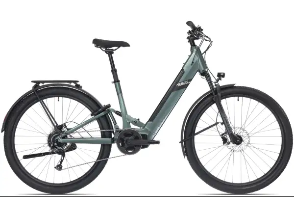 Rock Machine Crossride e450 FS niskie wejście całkowicie zawieszony rower elektryczny Ocean Grey/Black