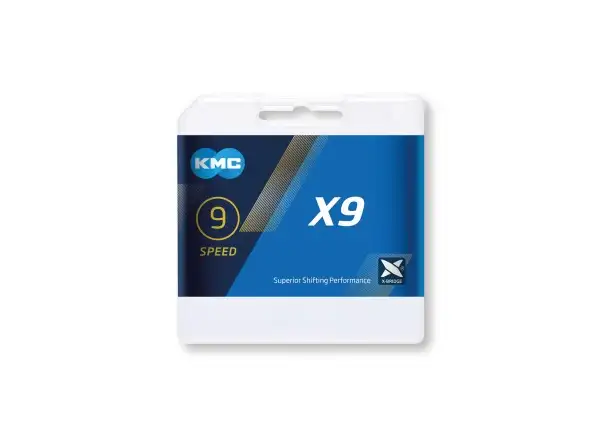 KMC łańcuch X9 srebrna/szara 114 ogniw