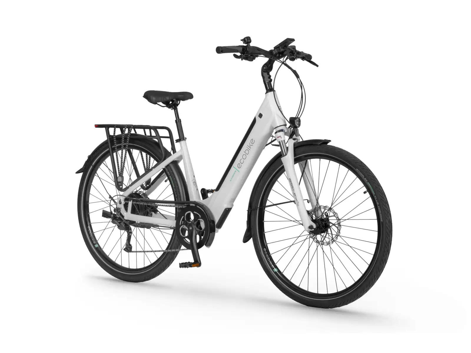Ecobike X-Cross 504 Wh White trekkingowy rower elektryczny