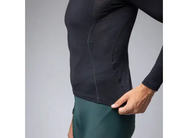 Alé Intimo Merino męska bielizna termoaktywna z długim rękawem Black