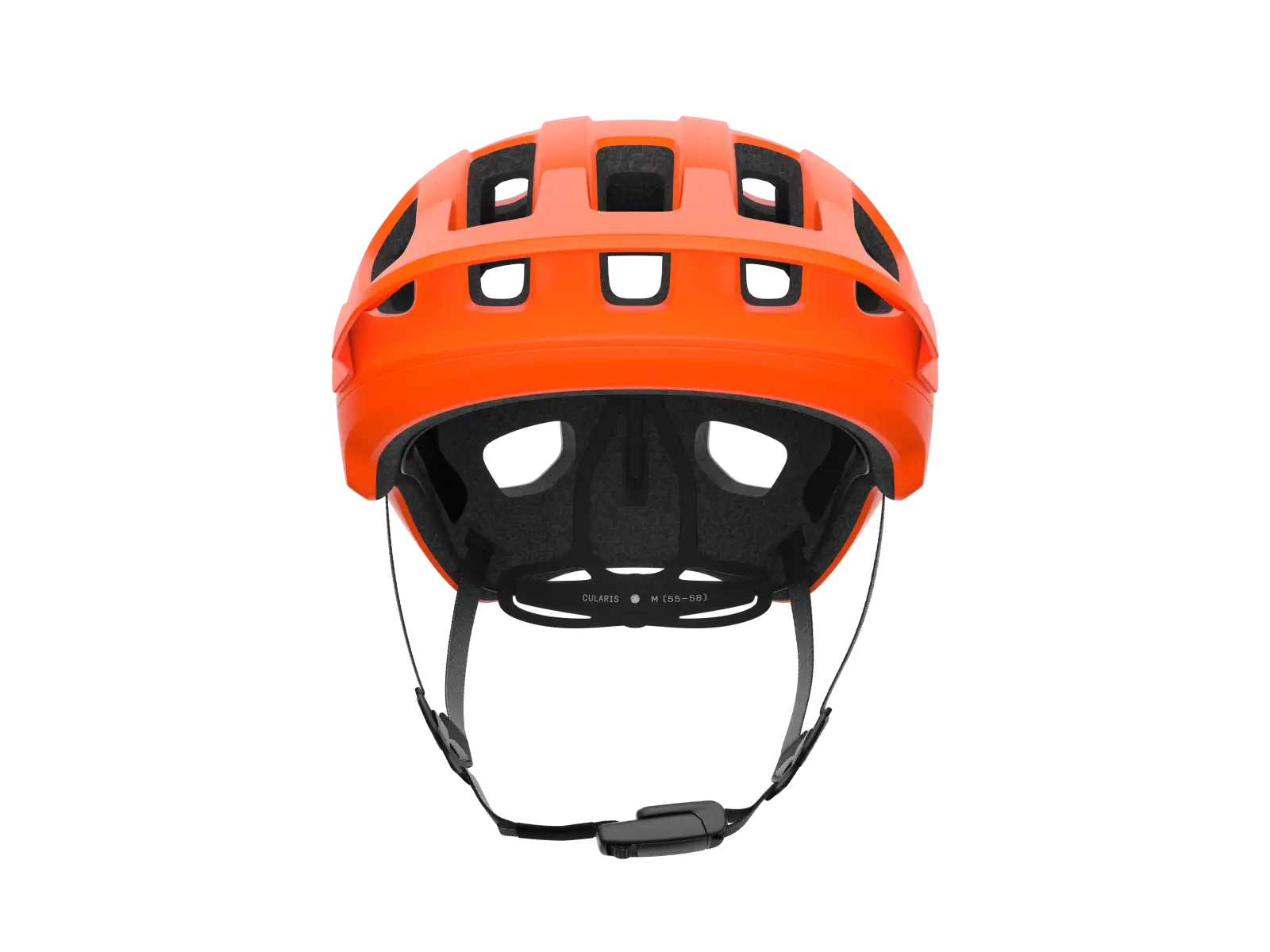POC Cularis kask Fluorescent Orange Matt/Uranium Black Matt