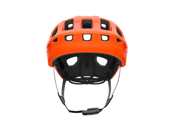 POC Cularis kask Fluorescent Orange Matt/Uranium Black Matt
