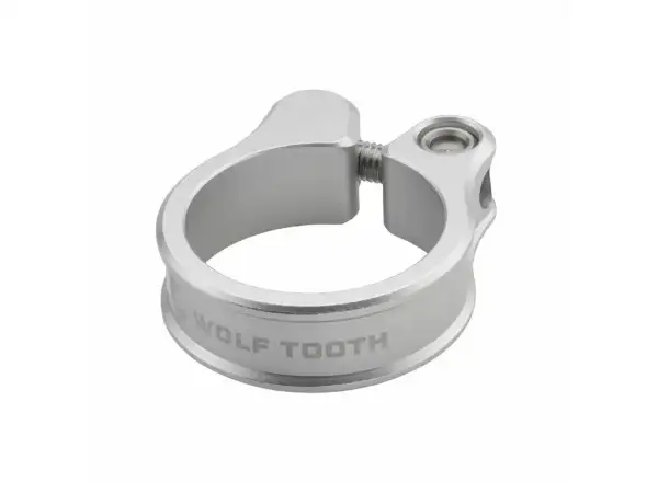 Wolf Tooth obejma podsiodłowa 34,9mm srebrna
