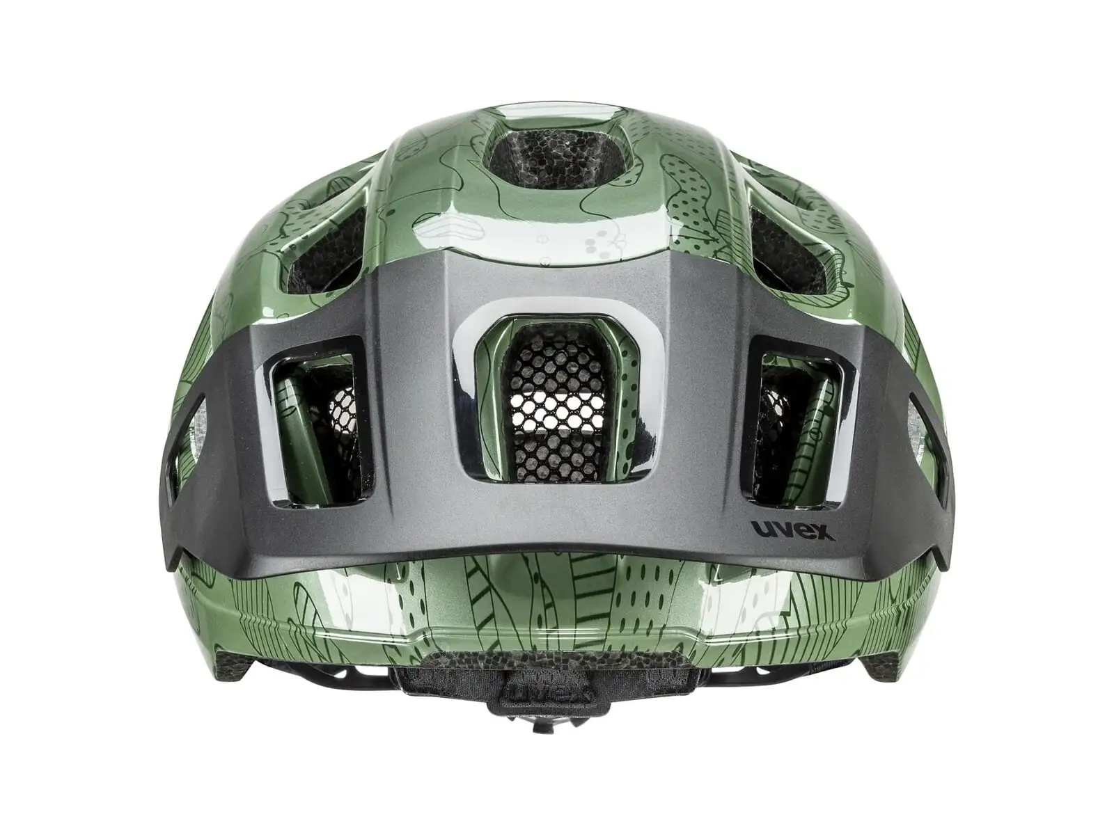 Uvex React JR. kask Moss Green Altimeter