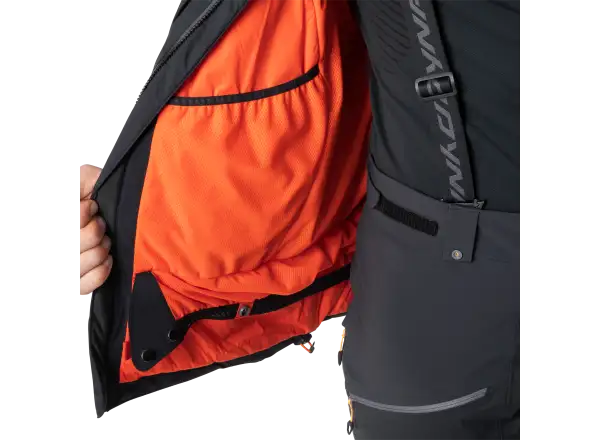 Dynafit Free Infinium Hybrid męskie spodnie z szelkami Black out