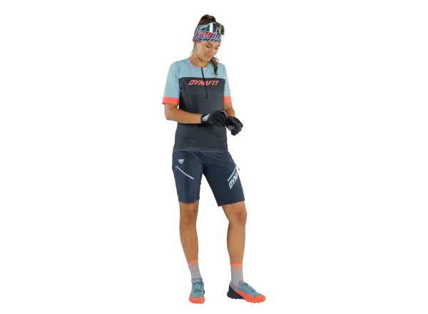 Dynafit Ride Light 1/2 zip damski koszulka rowerowa krótki rękaw Blueberry/Marine Blue