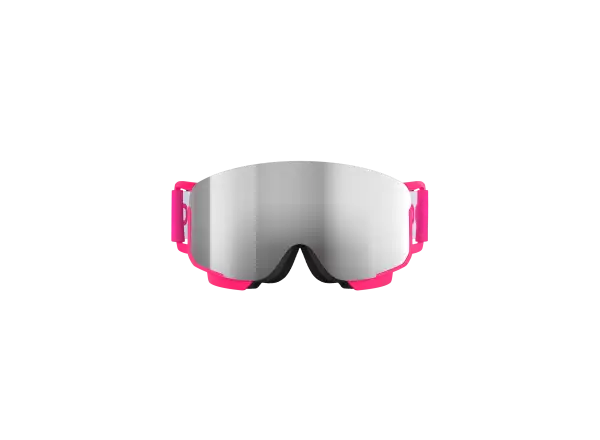 POC POCito Nexal dziecięce gogle narciarskie Fluorescent Pink/Partly Sunny Silver