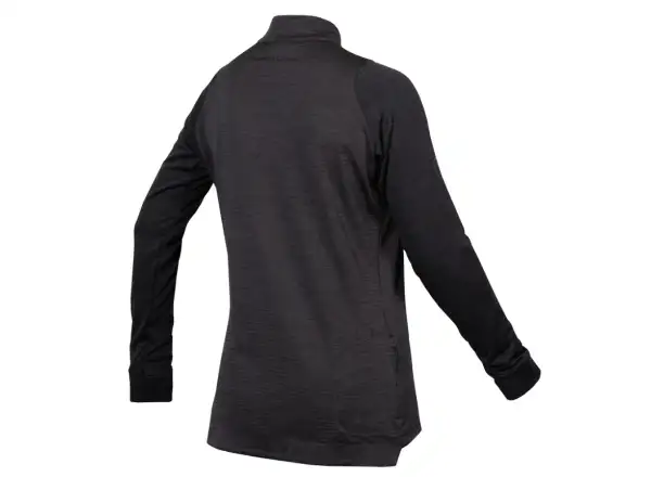 Endura Singletrack Fleece damska koszulka z dlugim rekawem czarna