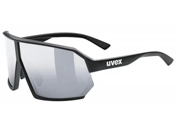 Uvex Sportstyle 237 okulary Black Matt/Mirror Silver