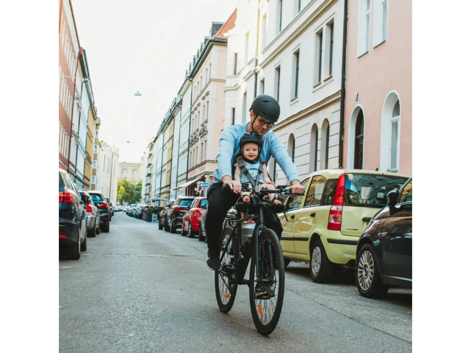 Urban Iki przednie krzesełko dziecięce z adapterem na mostek Bincho Black