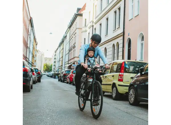 Urban Iki przednie krzesełko dziecięce z adapterem na mostek Bincho Black