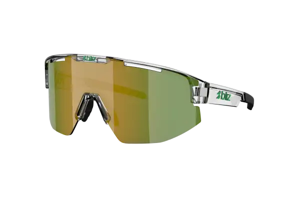 Bliz Matrix okulary przeciwsłoneczne Transparent White/Brown Green Multi