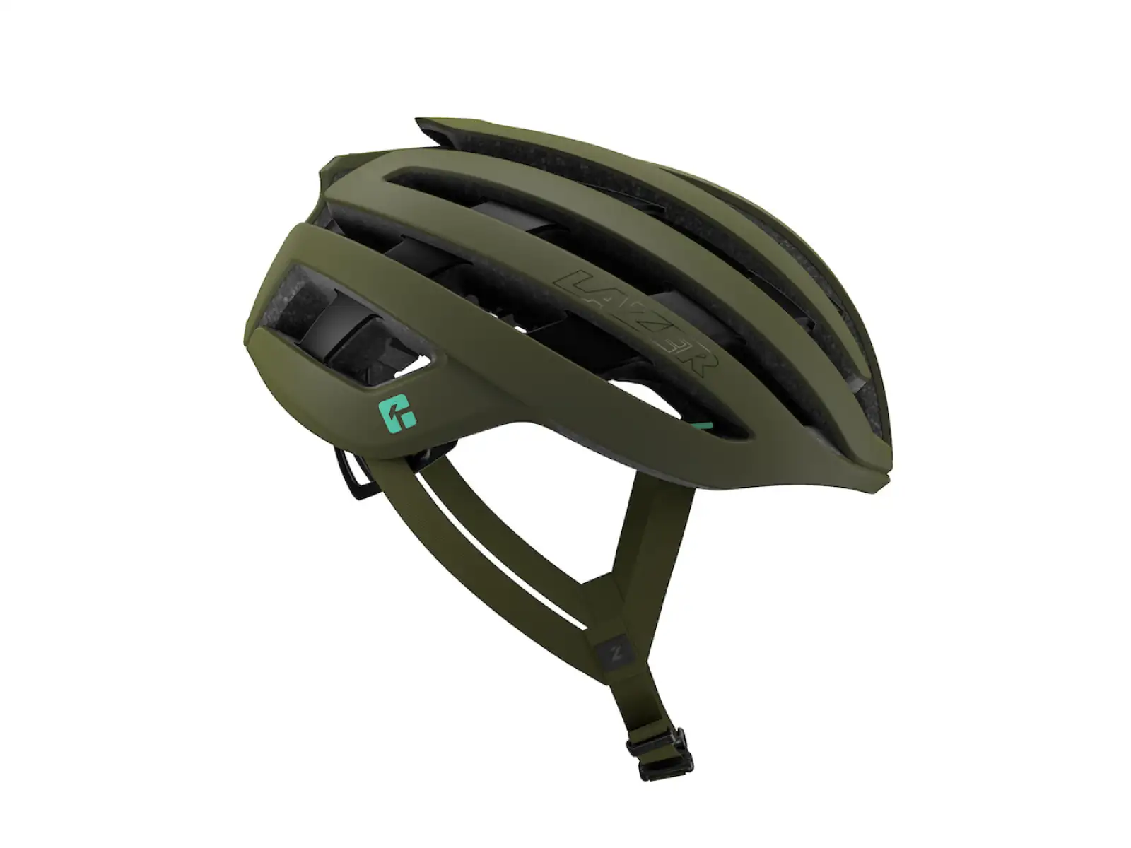 Lazer Z1 KinetiCore kask matowa leśna zielona