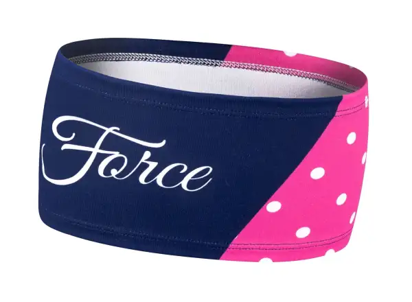 Force Fit opaska na głowę różowa/niebieska