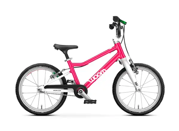 Woom GO 3 Automagic rower dziecięcy 16" Hot Pink