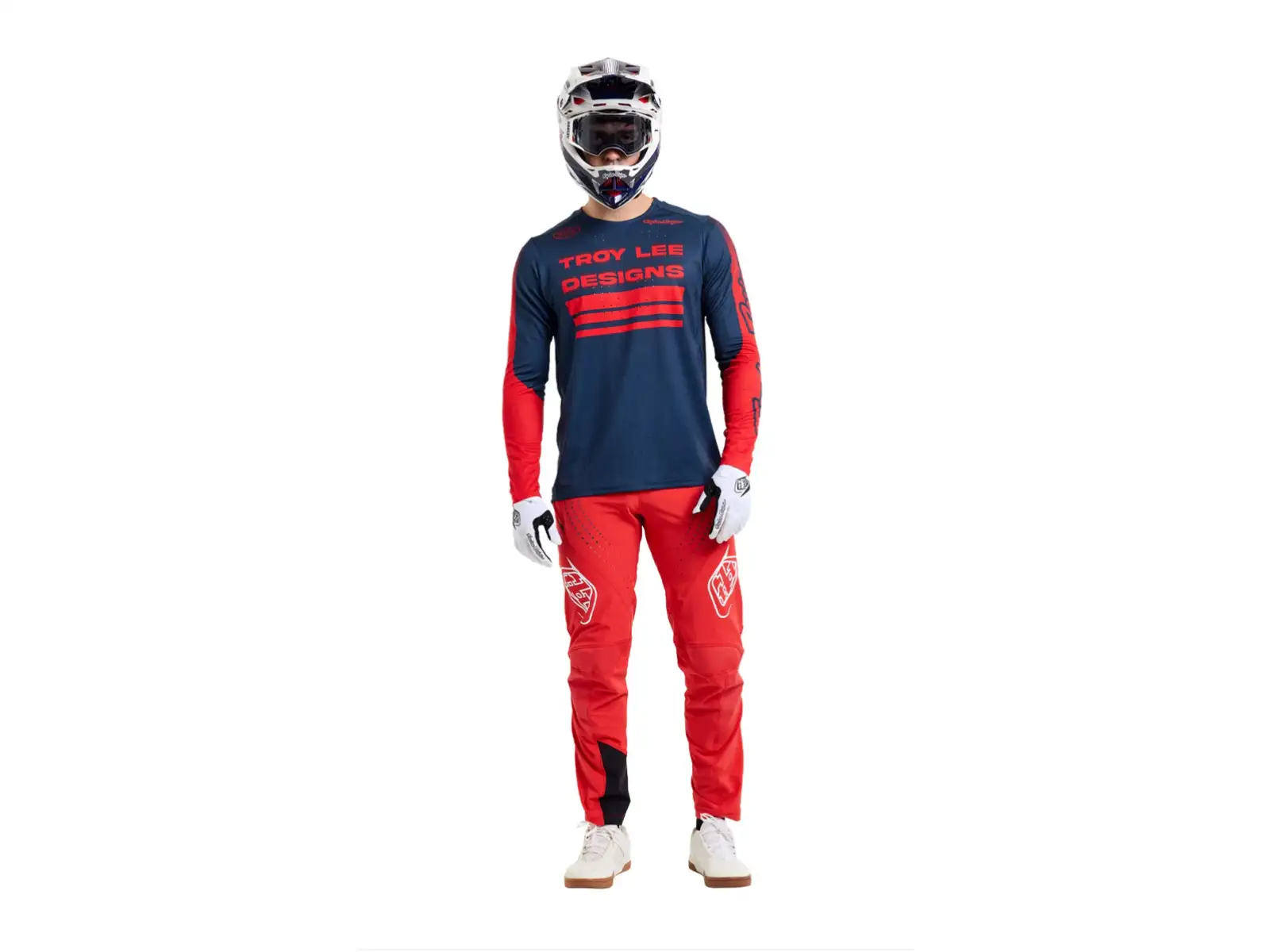 Troy Lee Designs Sprint męska koszulka z długim rękawem Segment Midnight