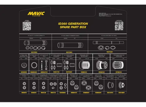 Mavic Kit ID360 Generation Spare Part Box (V00084331) walizka
