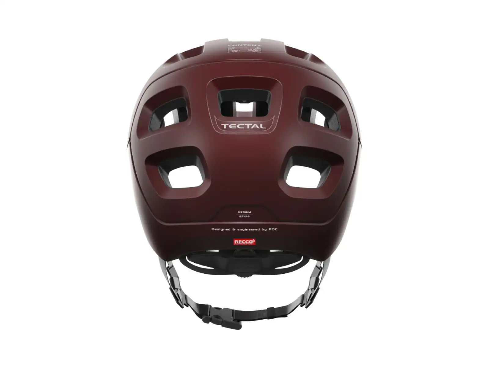 POC Tectal kask rowerowy Garnet Red Matt