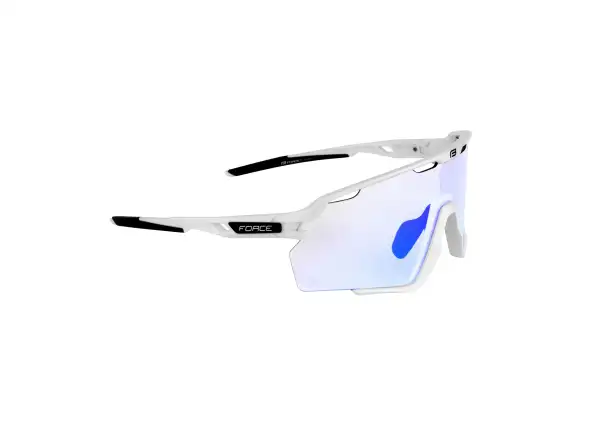 Force Cyclone okulary białe/niebieskie fotochromatyczne szkło