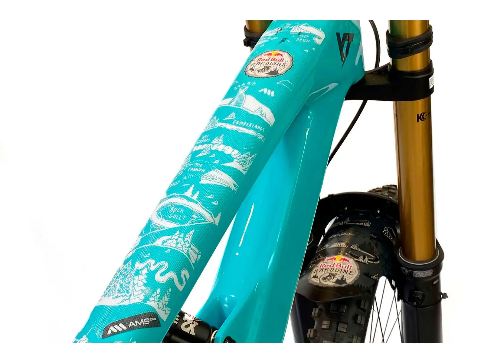 AMS Frame Guard Extra osłony ochronne na ramę RedBull/Hardline/White