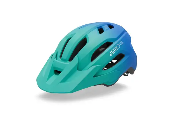 Giro Fixture II Youth dziecięcy kask Mat Aqua Green/Blue Jewel Fade