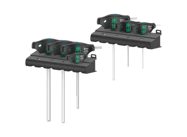 Wera 454/7 HF Set 1 Hex-Plus klucze imbusowe z rękojeścią typu T zestaw 7 szt.