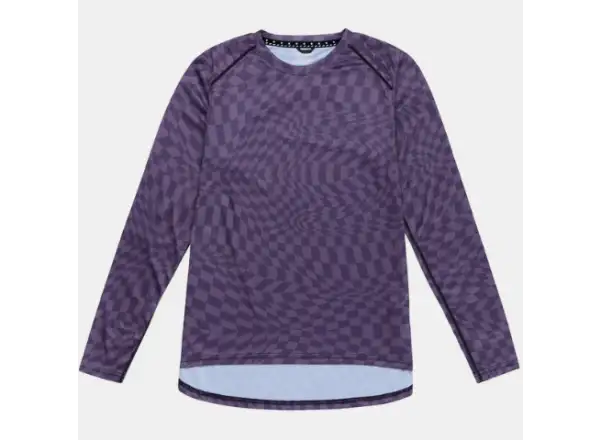 Troy Lee Designs Lilium Twisted Checkers damski dres długi rękaw Deep Purple