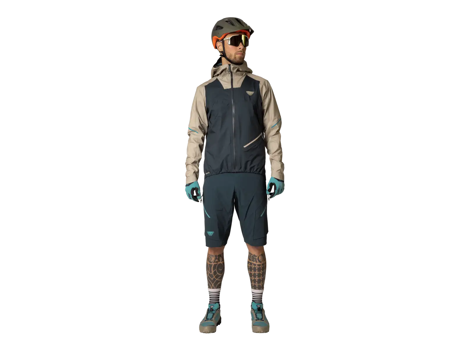 Dynafit Ride 3L męska kurtka rowerowa Rock Khaki