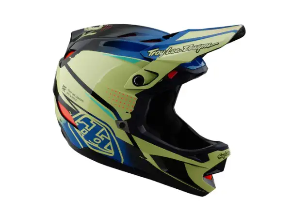 Troy Lee Designs D4 Composite kask Drip Glo Yellow