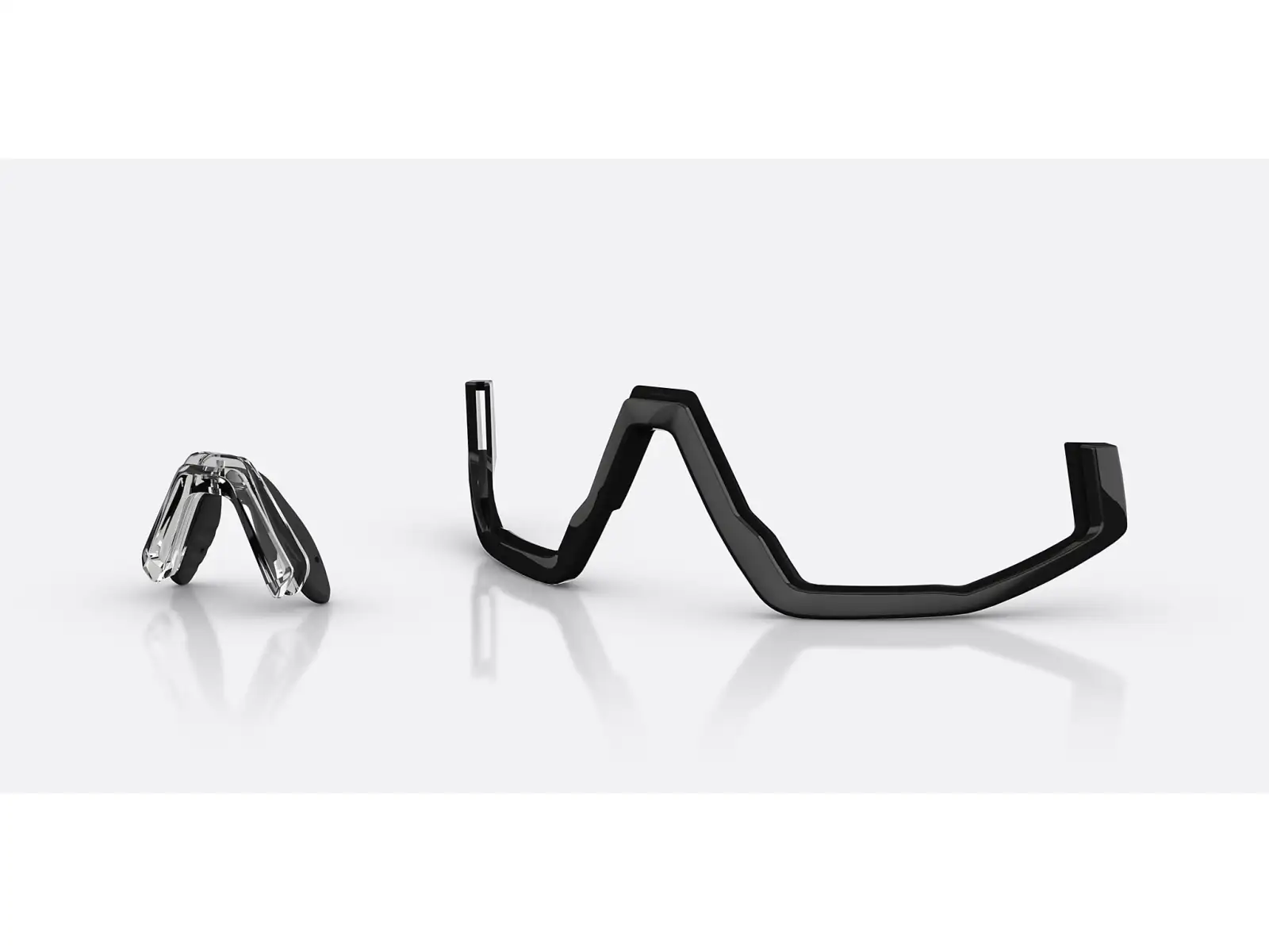 Bliz Fusion okulary przeciwsłoneczne Transparent Dark Grey/Brow Red Multi