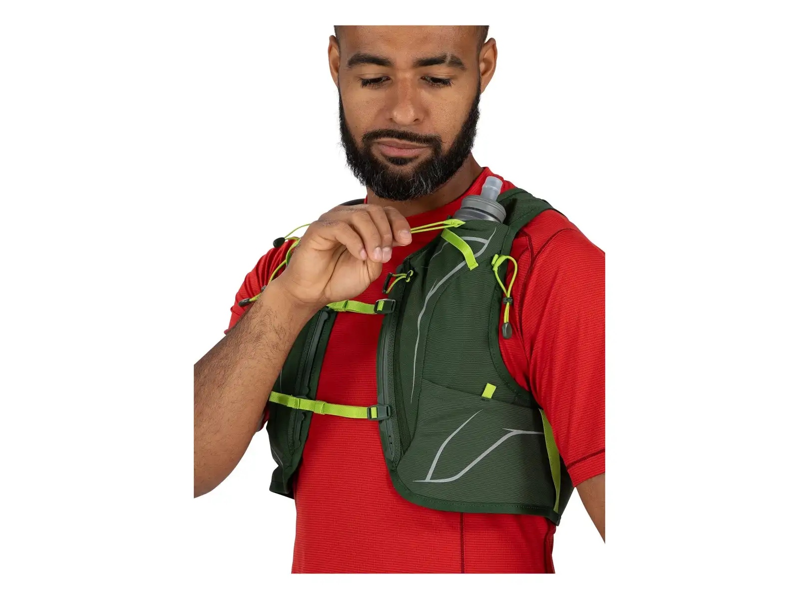 Osprey Duro 1.5 kamizelka biegowa 1,5 l + 2x butelka Hydraulics 0,5 l Phantom Grey/Toffee Orange