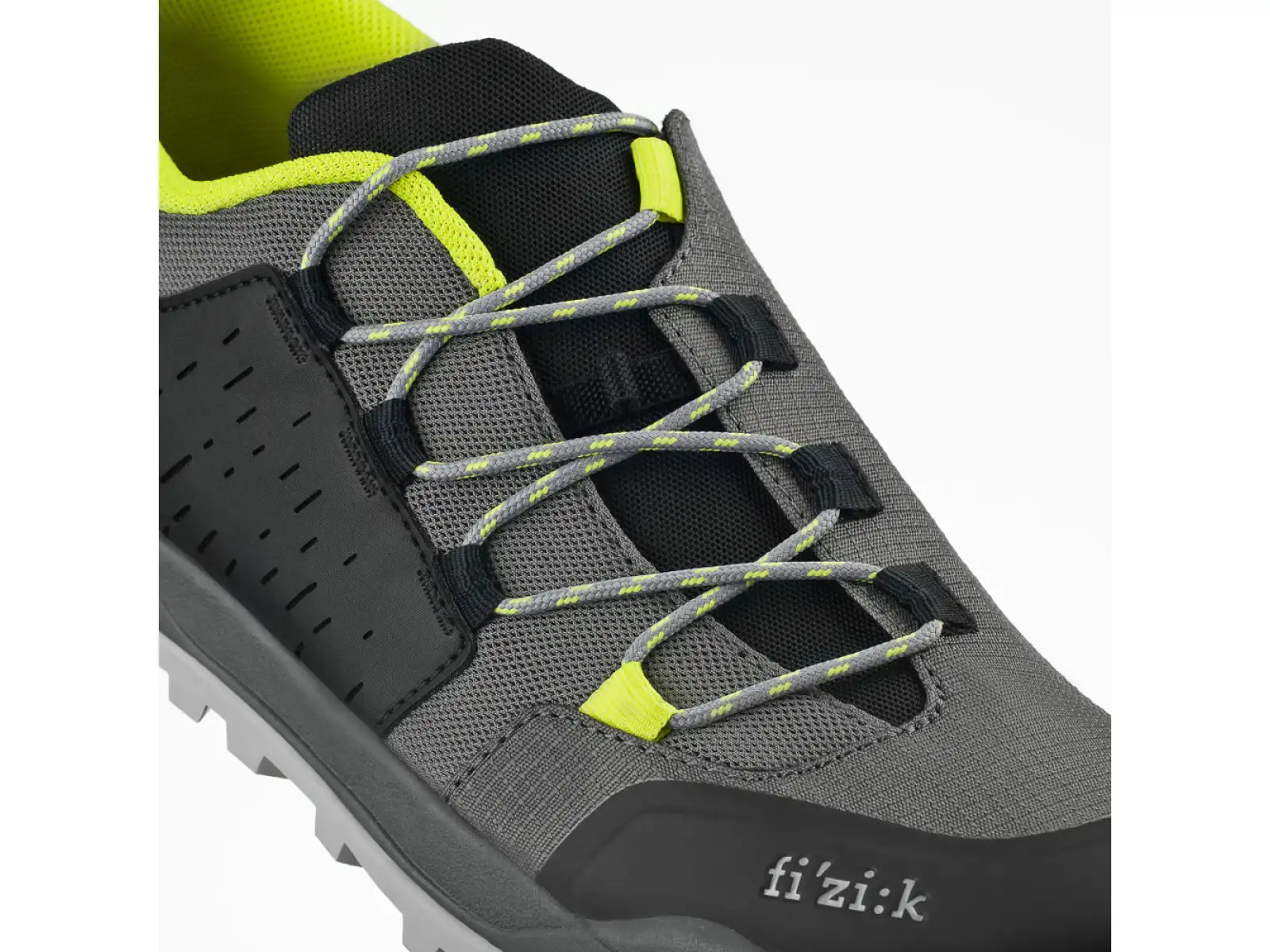Fizik Terra Ergolace X2 MTB męskie buty Grey/Yellow Fluo
