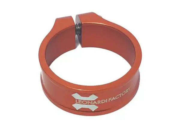 Leonardi Factory Zacisk podsiodłowy 31,8 mm pomarańczowy