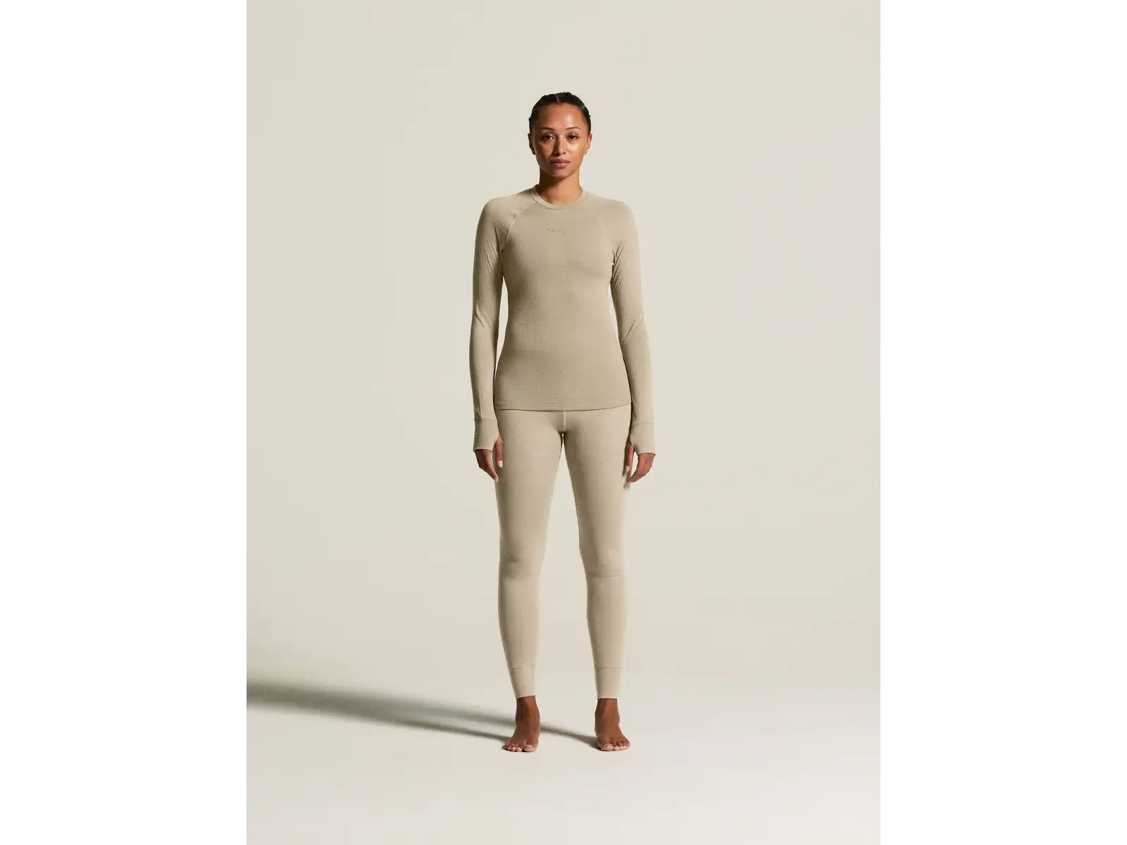 CRAFT Wool Comfort damskie kalesony beżowa