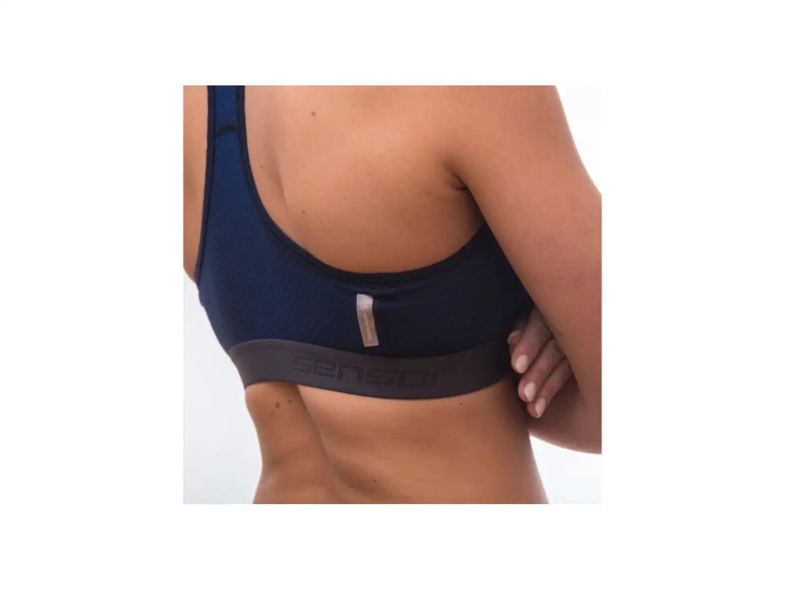 Sensor Merino DF damski biustonosz Deep Blue