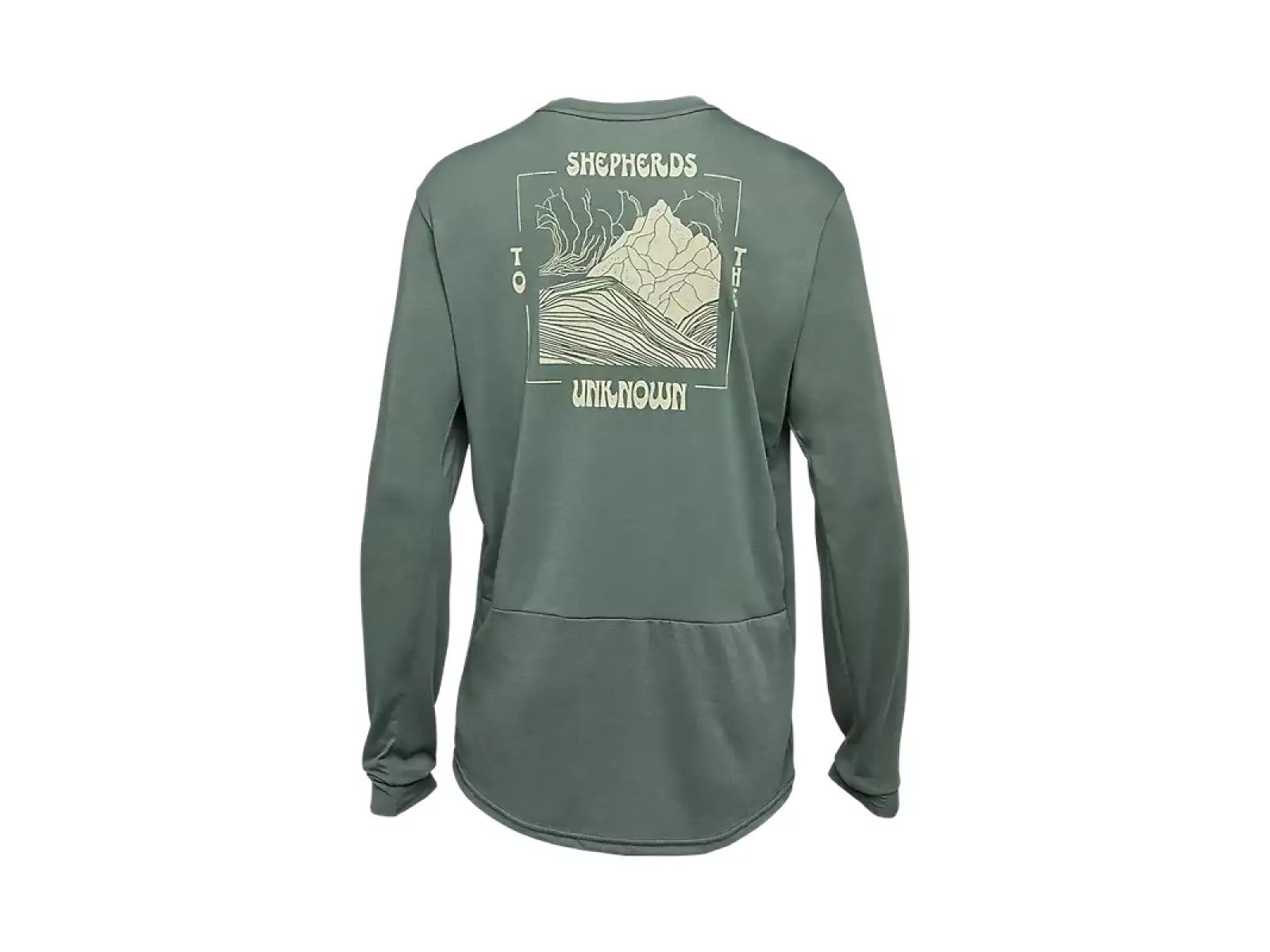 Fox Ranger DR Shepherds męska koszulka z długim rękawem Hunter Green