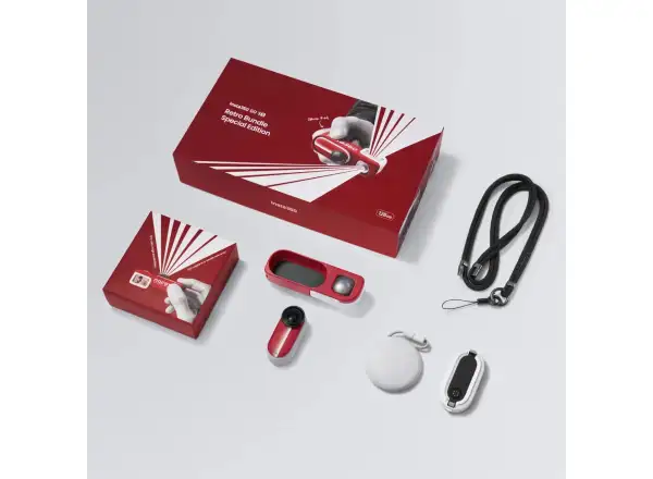 Insta360 GO 3S kamera Retro bundle 64 GB edycja specjalna czerwona