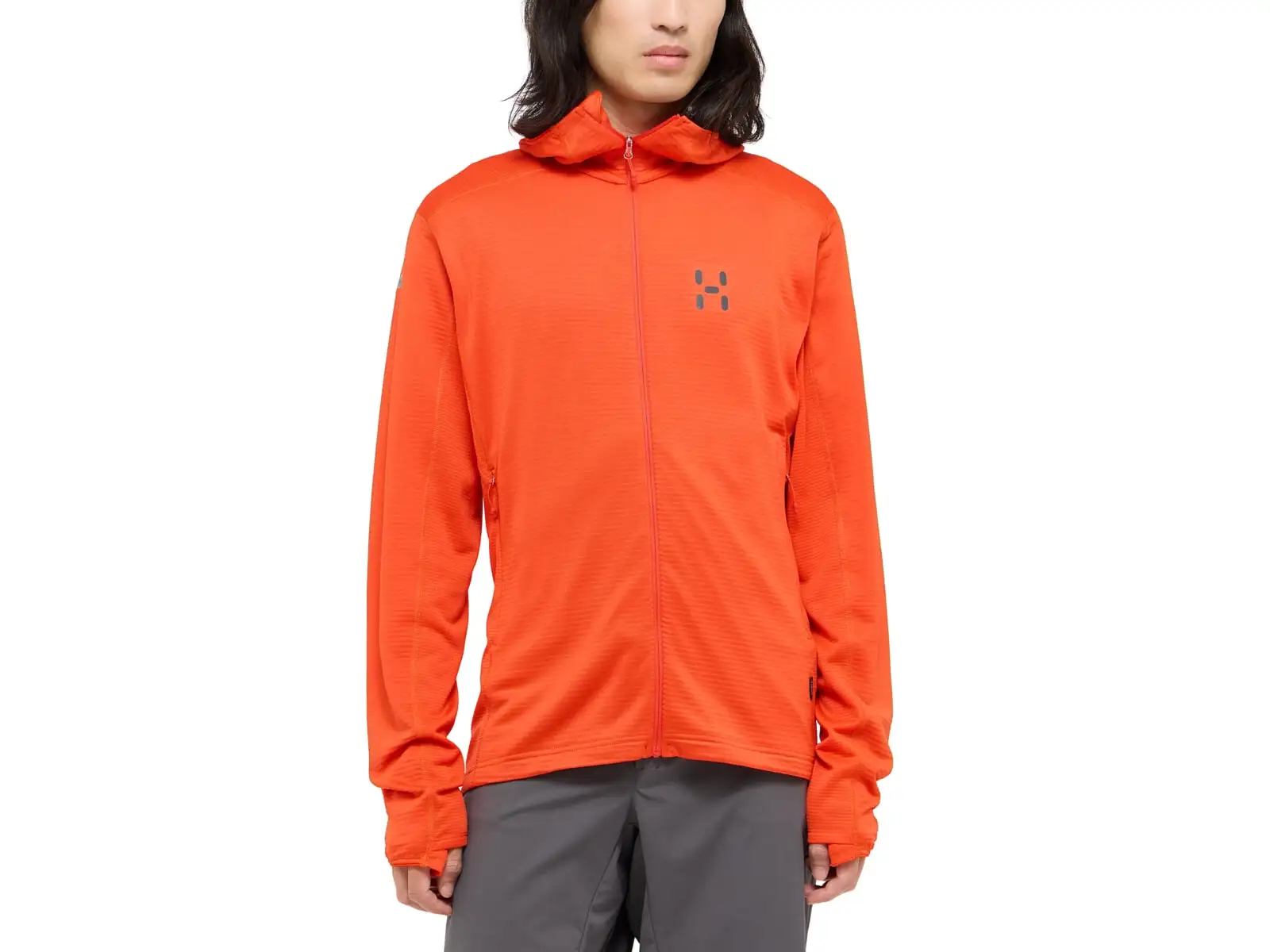 Haglöfs L.I.M Mid Multi Hood męska bluza z kapturem czerwona
