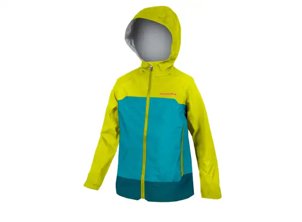 Endura MT500 Waterproof dziecięca kurtka Lime Green