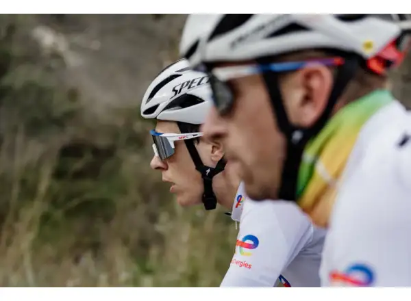 100% Speedcraft okulary TotalEnergies Team Matte White / HIPER Lens