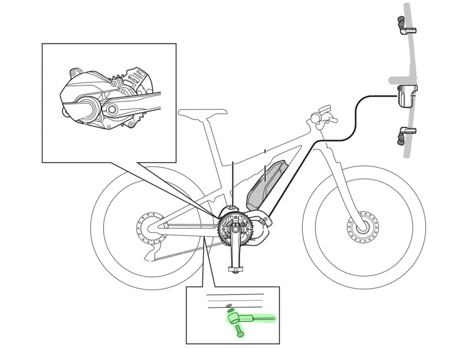Shimano STePS SM-DUE10 czujnik prędkości
