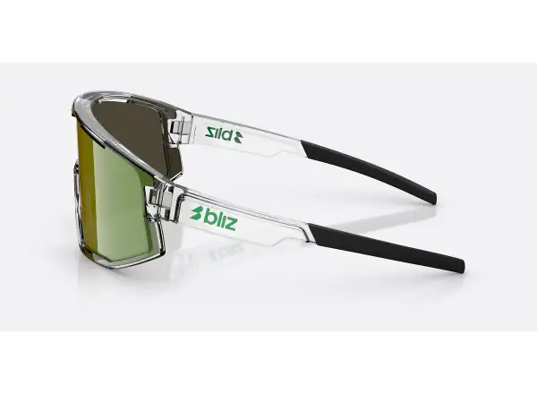 Bliz Fusion okulary przeciwsłoneczne Transparent White/Brown Green Multi