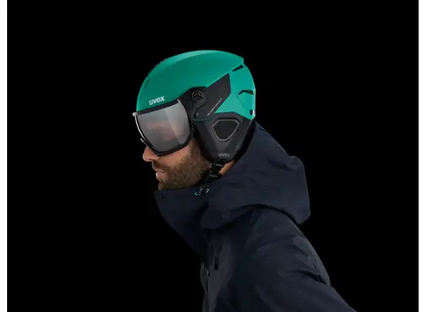 Uvex Instinct Visor Pro V kask narciarski black matt