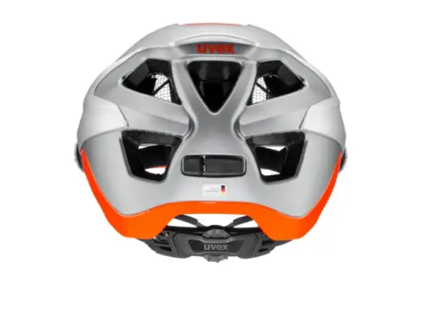 Uvex Quatro Integrale MTB kask Silver/Orange Mat