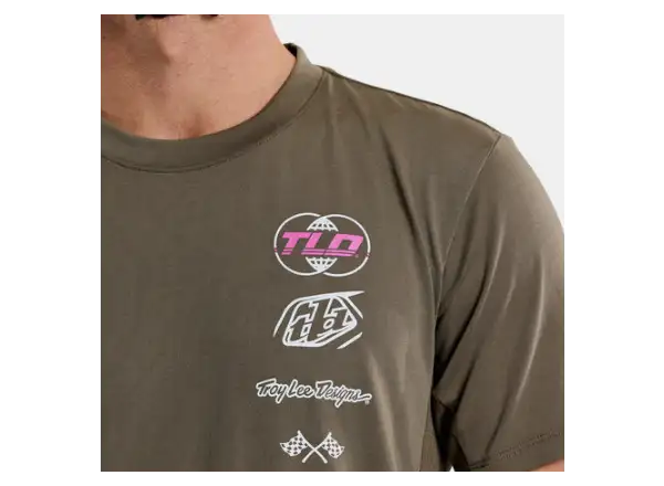 Troy Lee Designs Skyline Ride Tee męska koszulka z krótkim rękawem Worldwide Caper