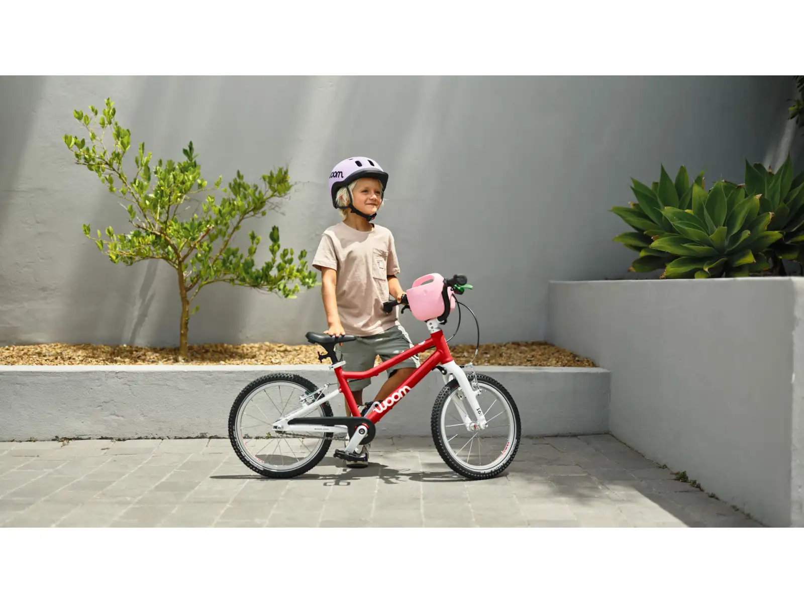 Woom GO 3 Automagic rower dziecięcy 16" Red