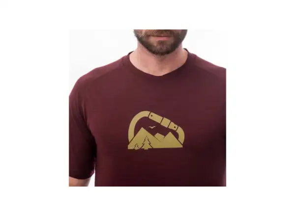 Sensor Merino Air PT Summit męska koszulka krótki rękaw Red