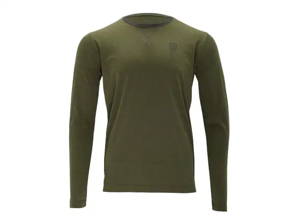 Silvini Casalo męska koszulka z długim rękawem Olive/Charcoal