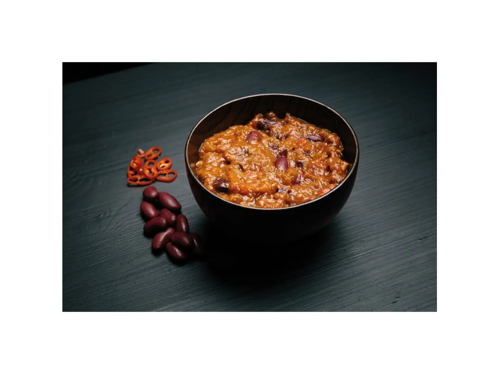Real Turmat zjedzone posiłek Chilli con carne