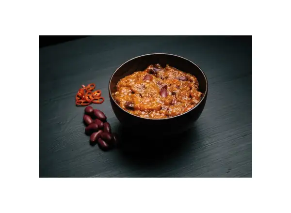 Real Turmat zjedzone posiłek Chilli con carne